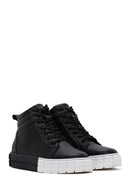 Women's Black High Top Sneaker | Derimod Women's Black High Top Sneaker | Derimod