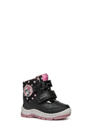 Geox Baby Girl Black Flannel Abx Banded Waterproof Leather Boots | Derimod Geox Baby Girl Black Flannel Abx Banded Waterproof Leather Boots | Derimod