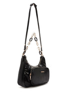 Woman Black Double-Strap Shoulder Bag | Derimod Woman Black Double-Strap Shoulder Bag | Derimod