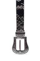 Women's Crocodile Patterned Belt | Derimod Women's Crocodile Patterned Belt | Derimod
