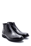 Men's Leather Back Zippered Classic Boots | Derimod Men's Leather Back Zippered Classic Boots | Derimod