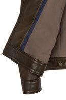 Calvin Male Mink Zip Closure Short Leather Coats | Derimod Calvin Male Mink Zip Closure Short Leather Coats | Derimod