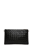 Women's Black Long Chain Strap Clutch Bag | Derimod Women's Black Long Chain Strap Clutch Bag | Derimod
