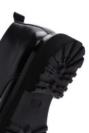 Men's Black Thick Soled Leather Boots | Derimod Men's Black Thick Soled Leather Boots | Derimod