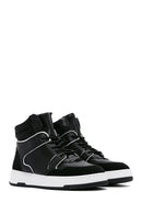Women's Black High Top Sneaker | Derimod Women's Black High Top Sneaker | Derimod