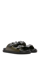 Erkek Siyah Deri Terlik | Derimod Erkek Siyah Deri Terlik | Derimod