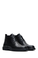 Men's Black Leather Classic Boots | Derimod Men's Black Leather Classic Boots | Derimod