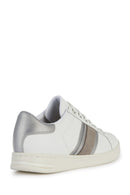 Geox Kadın Beyaz Jaysen Bağcıklı Deri Sneaker | Derimod Geox Kadın Beyaz Jaysen Bağcıklı Deri Sneaker | Derimod