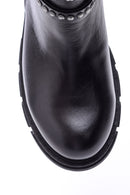 Women's Studded Detailed Leather Boots | Derimod Women's Studded Detailed Leather Boots | Derimod