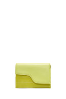 Women's Green Long Strap Chain Detailed Mini Handbag | Derimod Women's Green Long Strap Chain Detailed Mini Handbag | Derimod