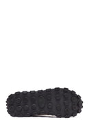 Erkek Vizon Bağcıklı Deri Sneaker | Derimod Erkek Vizon Bağcıklı Deri Sneaker | Derimod