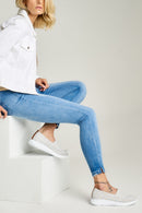 White Fabric Women's Sneaker | Derimod White Fabric Women's Sneaker | Derimod