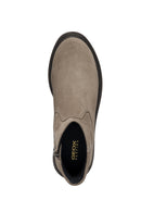 Geox Kadın Vizon D Serilda Fermuarlı Süet Deri Bot | Derimod Geox Kadın Vizon D Serilda Fermuarlı Süet Deri Bot | Derimod