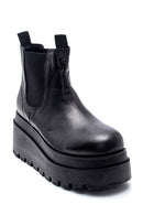 Women's Leather Platform Boots | Derimod Women's Leather Platform Boots | Derimod