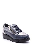 Kadın Fermuar Detaylı Deri Spor Ayakkabı | Derimod Kadın Fermuar Detaylı Deri Spor Ayakkabı | Derimod