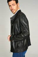 Kıdd Erkek Deri Ceket | Derimod Kıdd Erkek Deri Ceket | Derimod