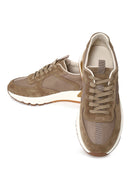 Male Brown Lace-Up Thick-Soled Leather Sneaker | Derimod Male Brown Lace-Up Thick-Soled Leather Sneaker | Derimod