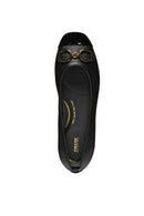 Geox Kadın Siyah Annytah Toka Detaylı Deri Babet | Derimod Geox Kadın Siyah Annytah Toka Detaylı Deri Babet | Derimod