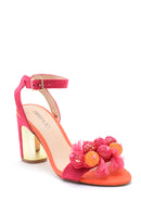 Women's Leather Accessory Detailed Heeled Shoes | Derimod Women's Leather Accessory Detailed Heeled Shoes | Derimod
