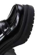 Kadın Siyah Deri Topuklu Loafer | Derimod Kadın Siyah Deri Topuklu Loafer | Derimod
