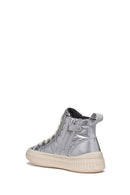 Geox Kız Çocuk Gri Laquinny Bağcıklı Kumaş Bilekli Sneaker | Derimod Geox Kız Çocuk Gri Laquinny Bağcıklı Kumaş Bilekli Sneaker | Derimod