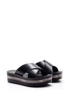 Women's Wedge Heeled Slippers | Derimod Women's Wedge Heeled Slippers | Derimod