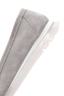 Women's Mink Buckled Suede Leather Comfort Loafer | Derimod Women's Mink Buckled Suede Leather Comfort Loafer | Derimod