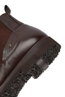 Male Brown Leather Casual Chelsea Boots | Derimod Male Brown Leather Casual Chelsea Boots | Derimod