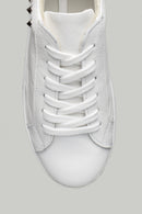 Women's Leather Sports Shoes with Star Staple Detail | Derimod Women's Leather Sports Shoes with Star Staple Detail | Derimod