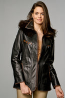 Lavinia Kadın Deri Ceket | Derimod Lavinia Kadın Deri Ceket | Derimod