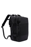 D-Pack Unisex Siyah Kumaş Sırt Çantası | Derimod D-Pack Unisex Siyah Kumaş Sırt Çantası | Derimod
