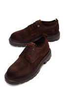 Male Brown Lace-up Suede Casual Shoes | Derimod Male Brown Lace-up Suede Casual Shoes | Derimod