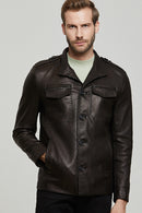 Moreno Erkek Siyah Spor Blazer Deri Ceket | Derimod Moreno Erkek Siyah Spor Blazer Deri Ceket | Derimod