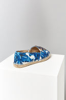 Embroidered Blue Women's Espadrilles | Derimod Embroidered Blue Women's Espadrilles | Derimod