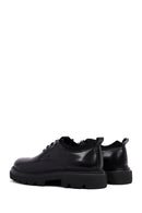 Male Black Lace-Up Thick-Soled Leather Casual Shoes | Derimod Male Black Lace-Up Thick-Soled Leather Casual Shoes | Derimod