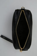 Black Women's Leather Crossbody Bag | Derimod Black Women's Leather Crossbody Bag | Derimod