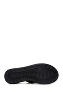 Women's Black Thick Soled Leather Slippers | Derimod Women's Black Thick Soled Leather Slippers | Derimod