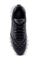 Kadın Deri Kapitone Sneaker | Derimod Kadın Deri Kapitone Sneaker | Derimod