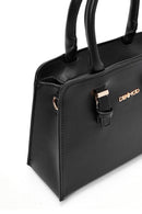 Kadın Siyah Uzun Askılı Kol Çantası | Derimod Kadın Siyah Uzun Askılı Kol Çantası | Derimod