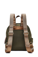 Woman Green Fabric Backpack | Derimod Woman Green Fabric Backpack | Derimod