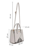 Women's Grey Long Strap Classic Handbag | Derimod Women's Grey Long Strap Classic Handbag | Derimod