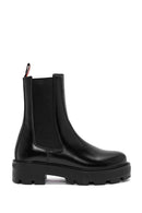 Harley Davidson Kadın Siyah Fermuarlı Deri Chelsea Bot | Derimod Harley Davidson Kadın Siyah Fermuarlı Deri Chelsea Bot | Derimod