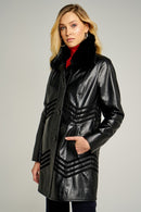 Sybil Kadın Deri Ceket | Derimod Sybil Kadın Deri Ceket | Derimod