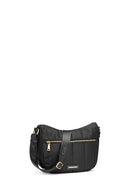 Geox Women's Black Traveggy Fabric Crossbody Bag | Derimod Geox Women's Black Traveggy Fabric Crossbody Bag | Derimod