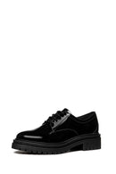 Geox Kadın Siyah Iridea Rugan Deri Oxford Ayakkabı | Derimod Geox Kadın Siyah Iridea Rugan Deri Oxford Ayakkabı | Derimod