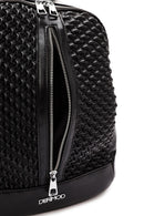 Women's Black Printed Backpack | Derimod Women's Black Printed Backpack | Derimod