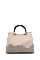 Kadın Siyah Uzun Askılı Baskılı Kol Çantası | Derimod Kadın Siyah Uzun Askılı Baskılı Kol Çantası | Derimod