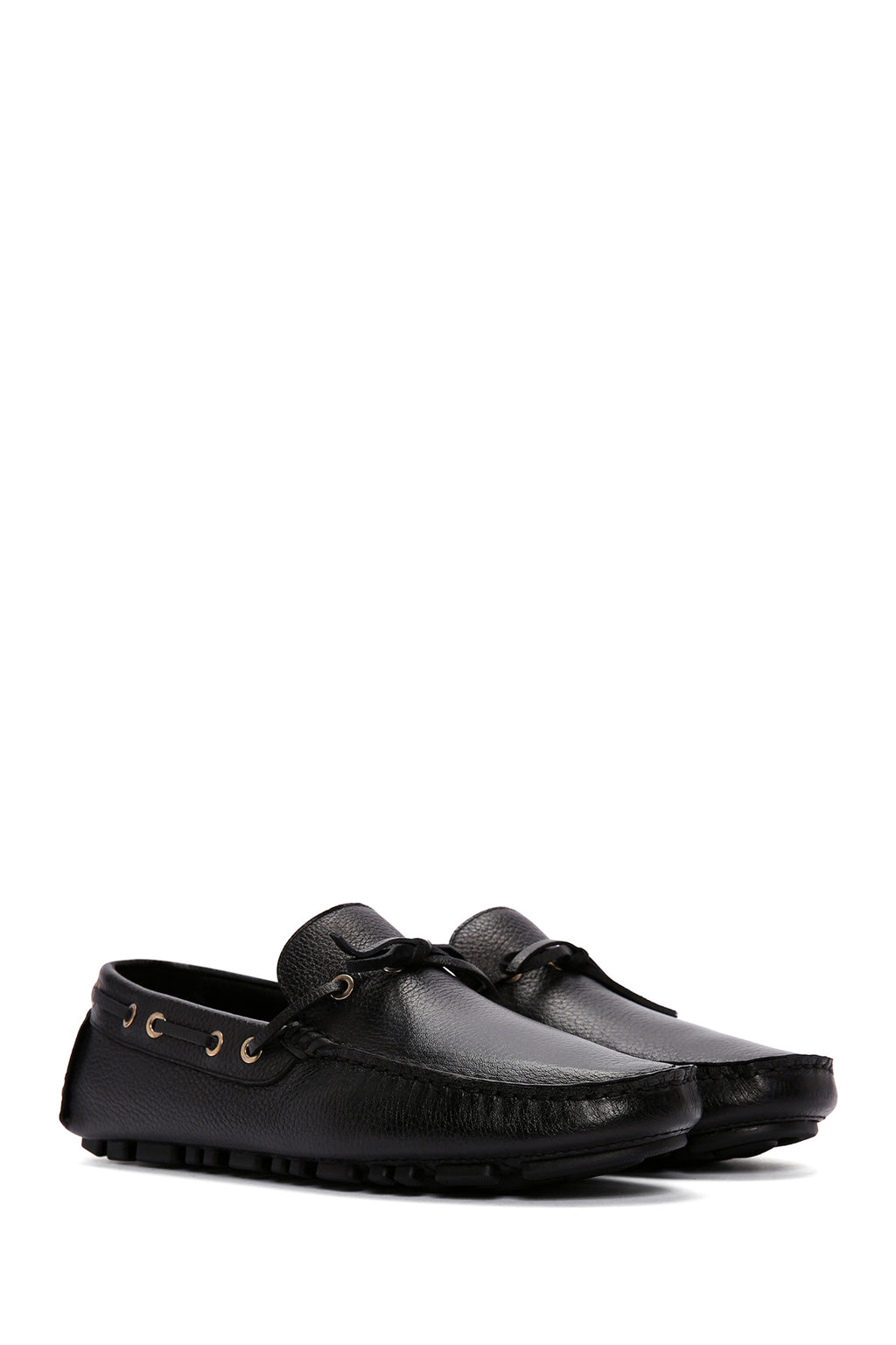 Erkek Siyah Deri Comfort Loafer
