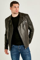 Thompson Erkek Deri Ceket | Derimod Thompson Erkek Deri Ceket | Derimod