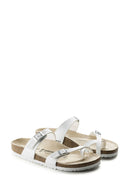 Birkenstock Kadın Beyaz Mayari Bf Parmak Arası Düz Terlik | Derimod Birkenstock Kadın Beyaz Mayari Bf Parmak Arası Düz Terlik | Derimod